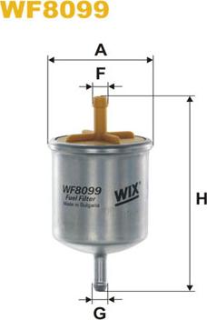 WIX Filters WF8099 - Fuel filter autospares.lv