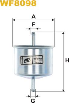 WIX Filters WF8098 - Fuel filter autospares.lv