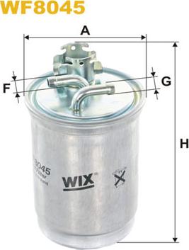 WIX Filters WF8045 - Fuel filter autospares.lv