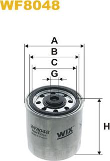 WIX Filters WF8048 - Fuel filter autospares.lv