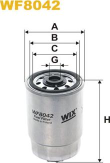 WIX Filters WF8042 - Fuel filter autospares.lv