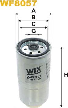 WIX Filters WF8057 - Fuel filter autospares.lv