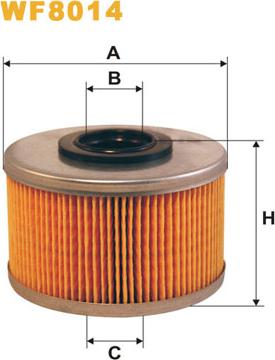 WIX Filters WF8014 - Fuel filter autospares.lv