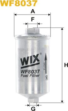 WIX Filters WF8037 - Fuel filter autospares.lv