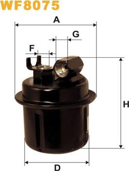 WIX Filters WF8075 - Fuel filter autospares.lv