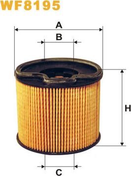 WIX Filters WF8195 - Fuel filter autospares.lv