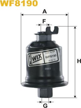 WIX Filters WF8190 - Fuel filter autospares.lv