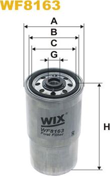 WIX Filters WF8163 - Fuel filter autospares.lv