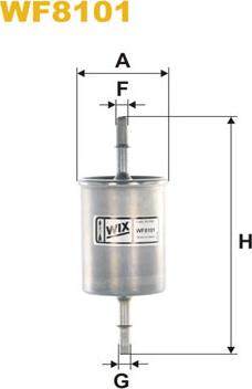 WIX Filters WF8101 - Fuel filter autospares.lv