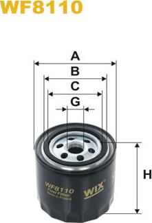 WIX Filters WF8110 - Fuel filter autospares.lv