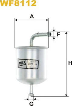 WIX Filters WF8112 - Fuel filter autospares.lv