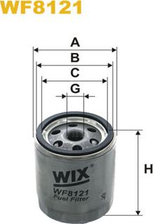 WIX Filters WF8121 - Fuel filter autospares.lv