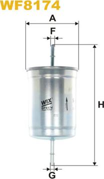 WIX Filters WF8174 - Fuel filter autospares.lv