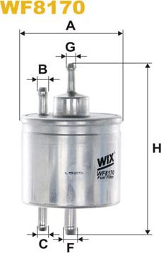 WIX Filters WF8170 - Fuel filter autospares.lv