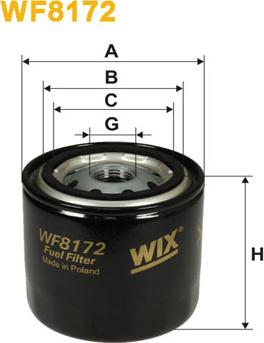 WIX Filters WF8172 - Fuel filter autospares.lv