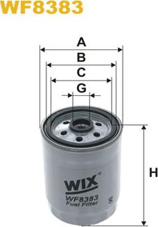 WIX Filters WF8383 - Fuel filter autospares.lv