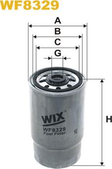 WIX Filters WF8329 - Fuel filter autospares.lv