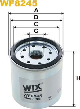 WIX Filters WF8245 - Fuel filter autospares.lv