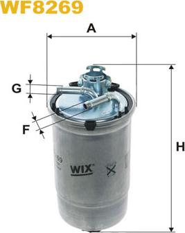 WIX Filters WF8269 - Fuel filter autospares.lv