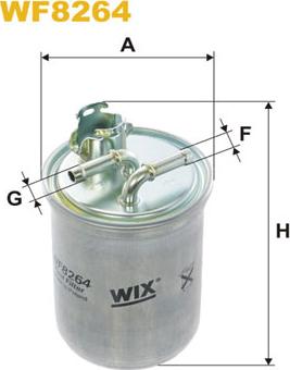 WIX Filters WF8264 - Fuel filter autospares.lv