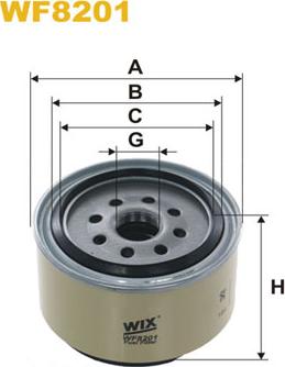 WIX Filters WF8201 - Fuel filter autospares.lv