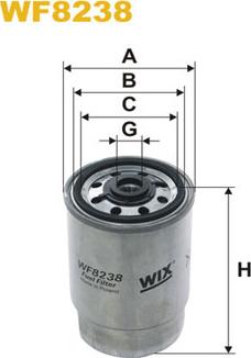 WIX Filters WF8238 - Fuel filter autospares.lv