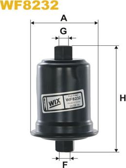 WIX Filters WF8232 - Fuel filter autospares.lv