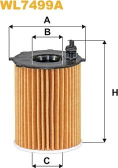 WIX Filters WL7499A - Oil Filter autospares.lv