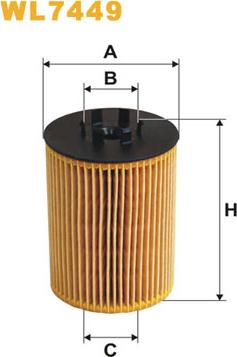 WIX Filters WL7449 - Oil Filter autospares.lv