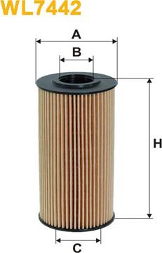 WIX Filters WL7442 - Oil Filter autospares.lv