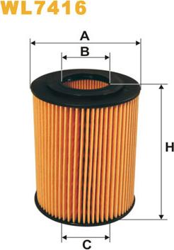 WIX Filters WL7416 - Oil Filter autospares.lv