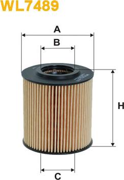 WIX Filters WL7489 - Oil Filter autospares.lv