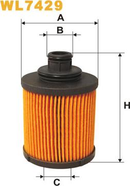 WIX Filters WL7429 - Oil Filter autospares.lv