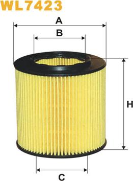 WIX Filters WL7423 - Oil Filter autospares.lv