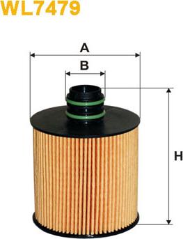 WIX Filters WL7479 - Oil Filter autospares.lv