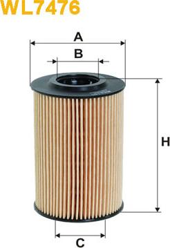 WIX Filters WL7476 - Oil Filter autospares.lv