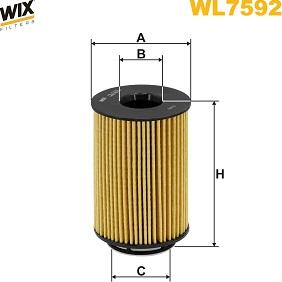 WIX Filters WL7592 - Oil Filter autospares.lv