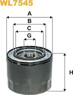 WIX Filters WL7545 - Oil Filter autospares.lv