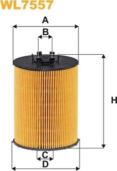 WIX Filters WL7557 - Oil Filter autospares.lv