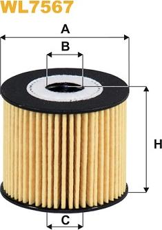 WIX Filters WL7567 - Oil Filter autospares.lv