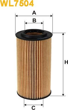 WIX Filters WL7504 - Oil Filter autospares.lv