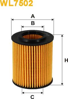 WIX Filters WL7502 - Oil Filter autospares.lv