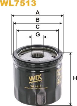 WIX Filters WL7513 - Oil Filter autospares.lv