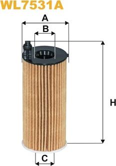 WIX Filters WL7531A - Oil Filter autospares.lv