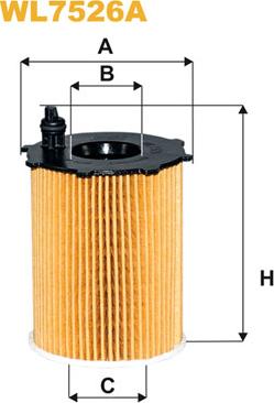 WIX Filters WL7526A - Oil Filter autospares.lv