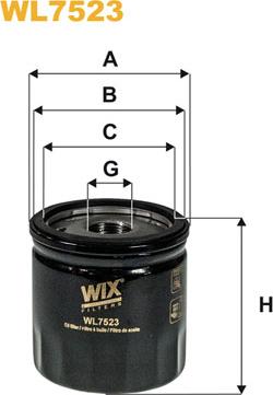 WIX Filters WL7523 - Oil Filter autospares.lv