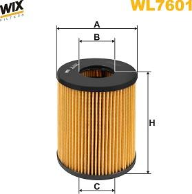 WIX Filters WL7601 - Oil Filter autospares.lv