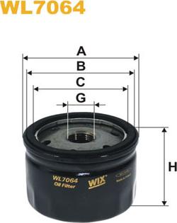 WIX Filters WL7064 - Oil Filter autospares.lv