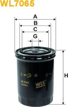 WIX Filters WL7065 - Oil Filter autospares.lv