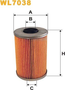 WIX Filters WL7038 - Oil Filter autospares.lv